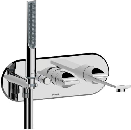 Смеситель для ванны Bossini Apice Z00555.030 Хром 