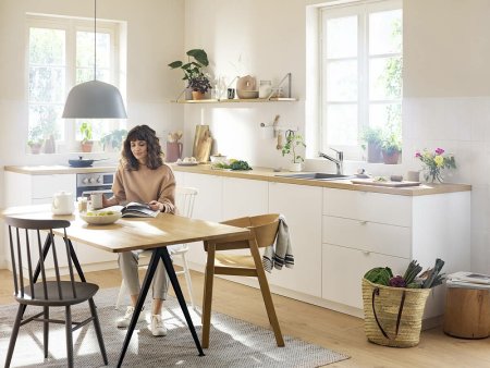 Смеситель для кухни Hansgrohe Zesis M33 74800800 Сталь 