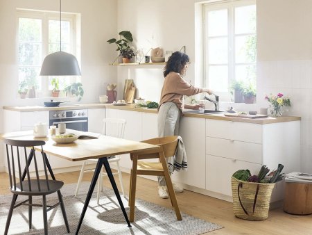 Смеситель для кухни Hansgrohe Zesis M33 74800800 Сталь 