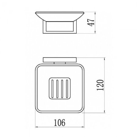 Мыльница GANZER GZ88020-C Черный 