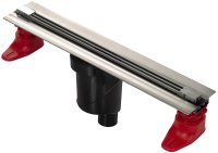 Душевой лоток Berges Super Slim 500 090078 с решеткой Хром матовый