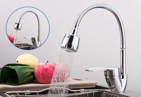 Смеситель для кухни Frap H701 F43701-B Хром 