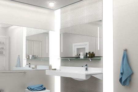 Зеркало Aquaton Отель 100 1A107402OT010 с подсветкой с функцией антипар 