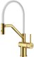 Смеситель для кухни со съемным изливом на магните Raglo R86.41.03, золотой сатин 