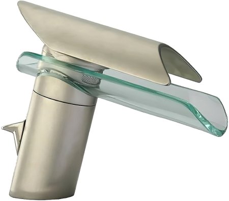 Смеситель для раковины Paini Morgana 73PW211VR Никель стекло 