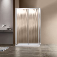 Душевой уголок Vincea Garda VSR-1G1012CH 120х100 см. хром , стекло шиншилла