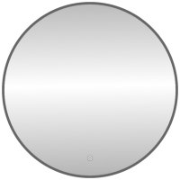 Зеркало с подсветкой LED Fixsen FX-1060F круглое 60х60 см, графит Зеркало с подсветкой LED Fixsen FX-1060F круглое 60х60 см, графит