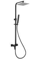 Душевая система настенная Deante HIACYNT NAC_N1QM чёрный матовый Душевая система настенная Deante HIACYNT NAC_N1QM чёрный матовый