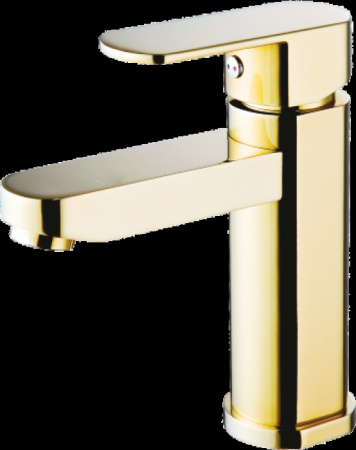 Cмеситель для раковины GANZER BOLDER GZ06011E GOLD 
