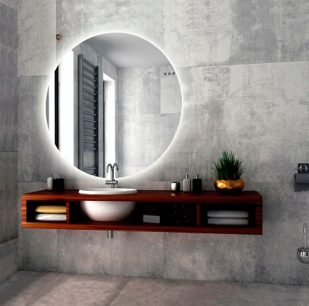 Зеркало Azario Саванна 100 LED-00002465 с подсветкой с сенсорным выключателем и диммером 