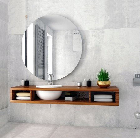 Зеркало Azario Саванна 100 LED-00002465 с подсветкой с сенсорным выключателем и диммером 