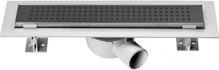 Душевой лоток Vincea Optima 60 SAY.601.60.B.M.S.PITI с Черной матовой решеткой 
