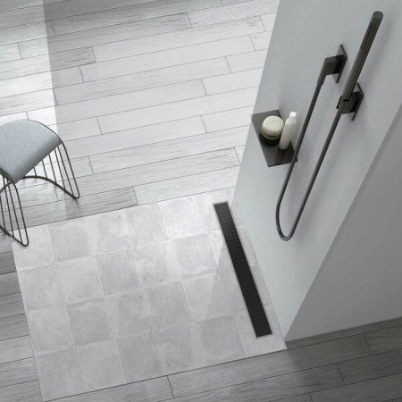 Душевой лоток Vincea Optima 60 SAY.601.60.B.M.S.PITI с Черной матовой решеткой 