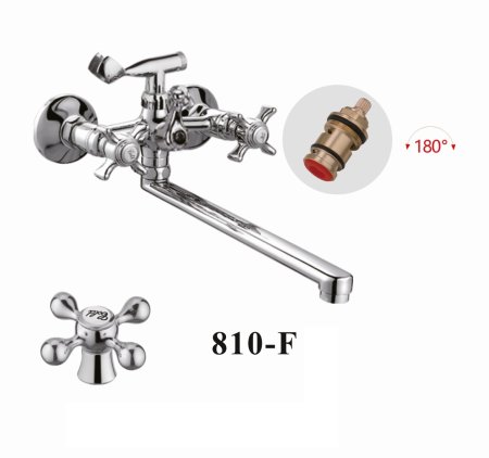 Смеситель для ванны D-Lin D147810-F, хром 