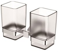 Стакан для зубных щеток Kaiser KH-1235 двойной Хром