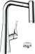 Смеситель Hansgrohe Metris Select M71 73826000 для кухонной мойки, хром 