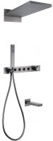 Душевая система Abber Rund AF8753NG с термостатом Никель