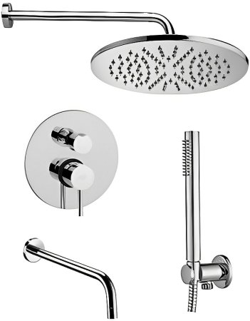 Душевая система Paffoni Light KITLIG019CR046 Хром 