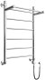 Полотенцесушитель электрический ДВИН FJ Electro лесенка с полкой 80/50, ТЭН справа, хром 