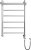 Полотенцесушитель электрический ДВИН FJ Electro лесенка с полкой 80/50, ТЭН справа, хром 