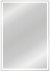 Зеркальный шкаф Style Line Квартет 50 СС-00002382 с подсветкой Белый 
