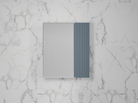 Зеркальный шкаф Style Line Стокгольм 60 ЛС-00002319 с подсветкой Графит софт 