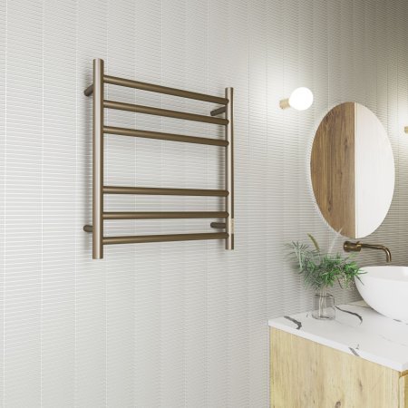 Полотенцесушитель электрический (лесенка) Bauedge Stil DB-0045, 50x60 см 