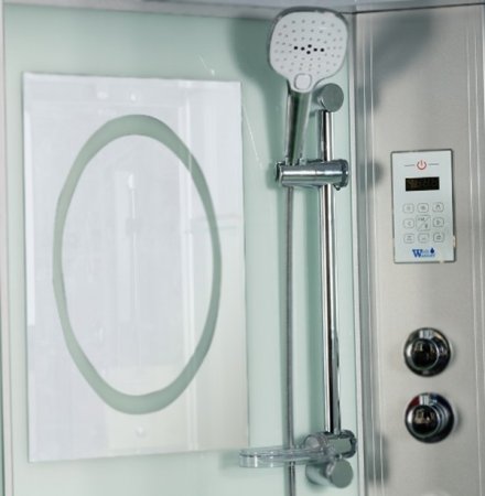 Душевая кабина WeltWasser WW500 Emmer 11055 110x110 10000003288 профиль Хром стекло прозрачное 