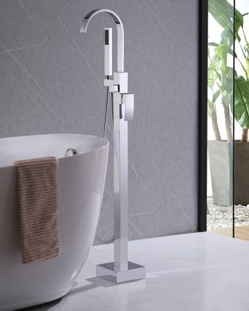 Смеситель ABBER Wasserfall AF8615 напольный, хром 