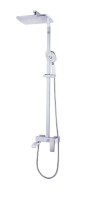 Душевая стойка Grocenberg Shower GB7007-1WC белый/хром Душевая стойка Grocenberg Shower GB7007-1WC белый/хром