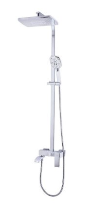 Душевая стойка Grocenberg Shower GB7007-1WC белый/хром 