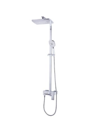 Душевая стойка Grocenberg Shower GB7007-1WC белый/хром 