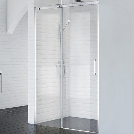 Душевая дверь BelBagno Acqua 140 ACQUA-BF-1-140-C-Cr профиль Хром стекло прозрачное 