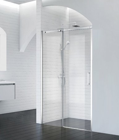 Душевая дверь BelBagno Acqua 140 ACQUA-BF-1-140-C-Cr профиль Хром стекло прозрачное 