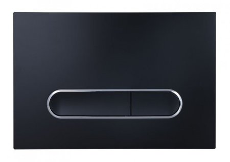Кнопка смыва Esbano OVL-17MB черная матовая 