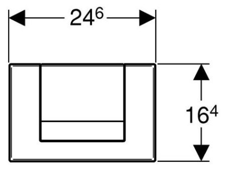 Кнопка смыва Geberit Tango 115.760.DT.1 латунь 