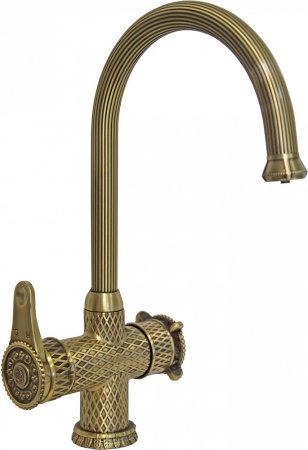 Смеситель для кухонной мойки Zorg Antic A 51 KF-BR 