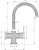 Смеситель для кухонной мойки Zorg Antic A 51 KF-BR 