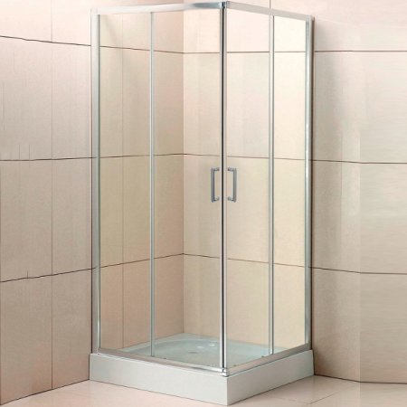 Душевой уголок BelBagno Uno 85х85 UNO-195-A-2-85-C-Cr профиль Хром стекло прозрачное 