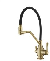 Смеситель для кухни Rose R858Q, бронза Смеситель для кухни Rose R858Q, бронза