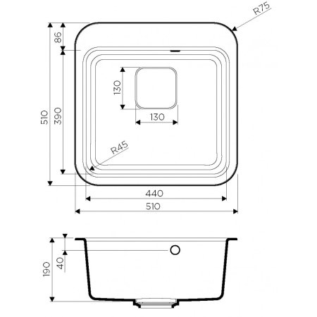 Мойка для кухни Omoikiri Tasogare-51-GR 4993740 Серая 