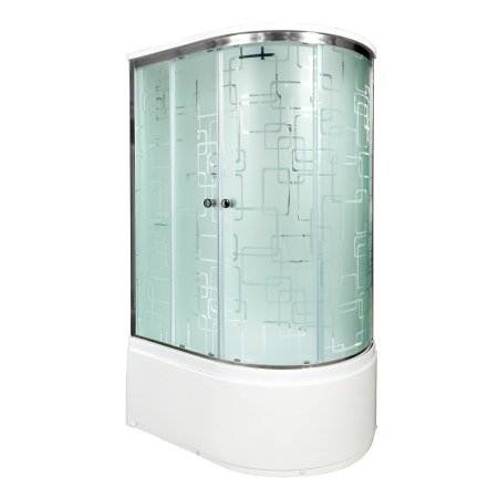 Душевая кабина Deto ЕМ4512 L с электрикой (эл.) 
