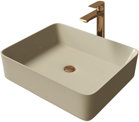 Раковина-чаша Grossman 48 GR-3016BEM Бежевая матовая 