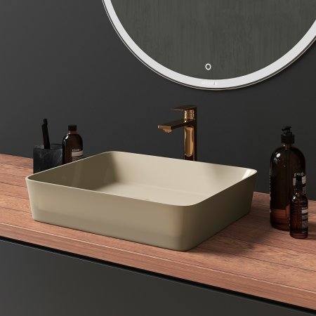 Раковина-чаша Grossman 48 GR-3016BEM Бежевая матовая 