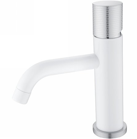 Смеситель для раковины Boheme Stick 121-WCR.2 Белый Хром 