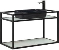 Консоль под раковину Allen Brau Liberty 90 1.33003.BB Черный браш