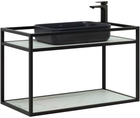 Консоль под раковину Allen Brau Liberty 90 1.33003.BB Черный браш 