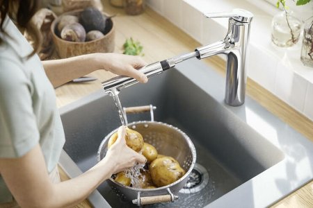 Смеситель для кухни Hansgrohe Zesis M33 74801000 Хром 