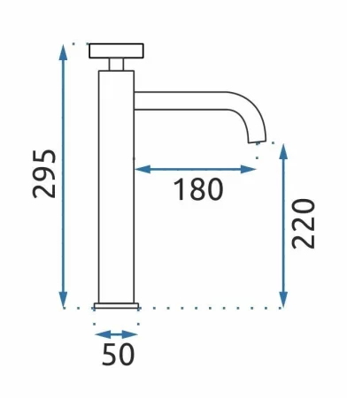 Смеситель для раковины без донного клапана Rea Vertigo REA-B3921 