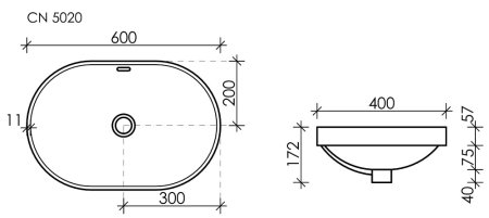 Раковина Ceramica Nova Element CN5020 